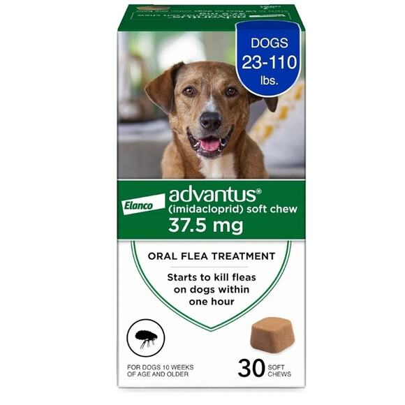 Advantus Elanco Oral Flea Treatment Soft Chews for Large Dogs 23-110 lbs. 30 Ct. - Picture 1 of 7